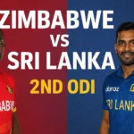 Zimbabwe vs Sri Lanka 2nd ODI