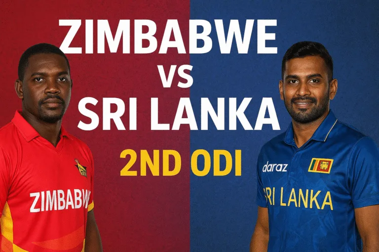 Zimbabwe vs Sri Lanka 2nd ODI